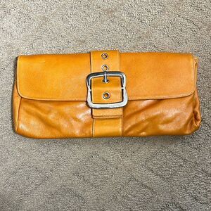 RIA Yellow Clutch – Bold Statement Bag – See Photos for Measurements